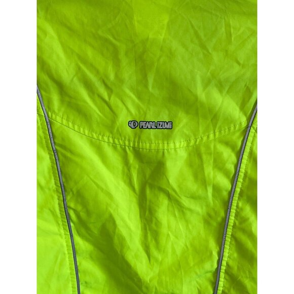 Pearl Izumi W’s Small High Visibility Jacket Full Zip Neon Yellow Reflective - Picture 8 of 10